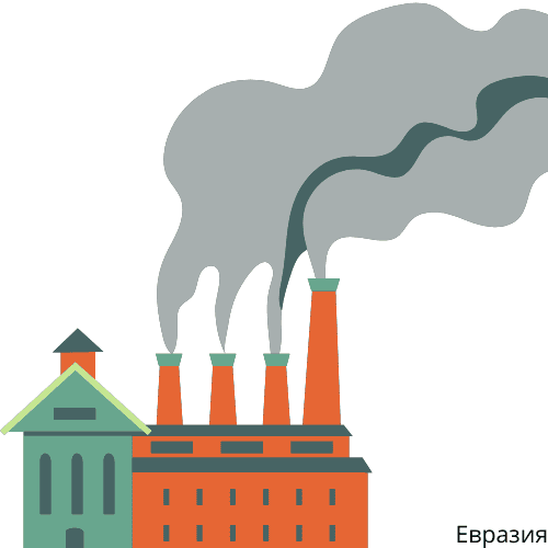 Паровой завод, промышленность, производство, экологическая проблема, загрязнение воздуха.