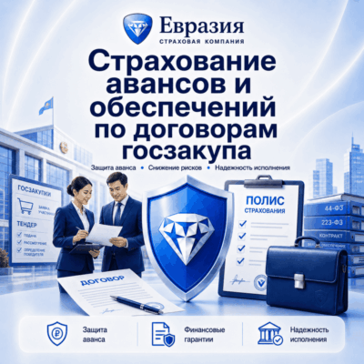 Страхование авансов и обеспечений по договорам госзакупа