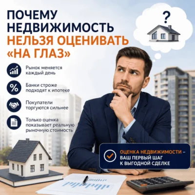 Почему недвижимость нельзя оценивать «на глаз»